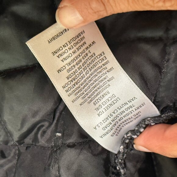 Dickies 💋 Women's Quilted Chore Jacket \\ Size Small // Washed Black \\ Zumies - Picture 14 of 16